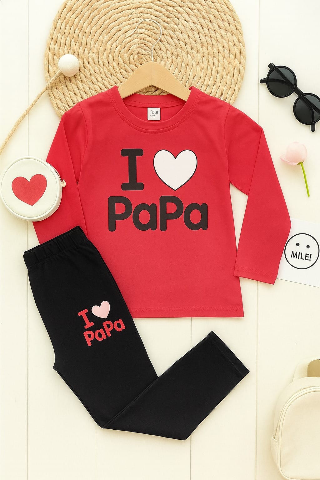 Boys & Girl's full sleeve set's.
Best quality products.
Stylish fashionable and comfortable. 
100 % cotton fabrics . 
100 % print guarantee. 
Fabric: single Jersey. 
Colours: 35 
Size: 1 to 8 years. 
10 pcs bundle.