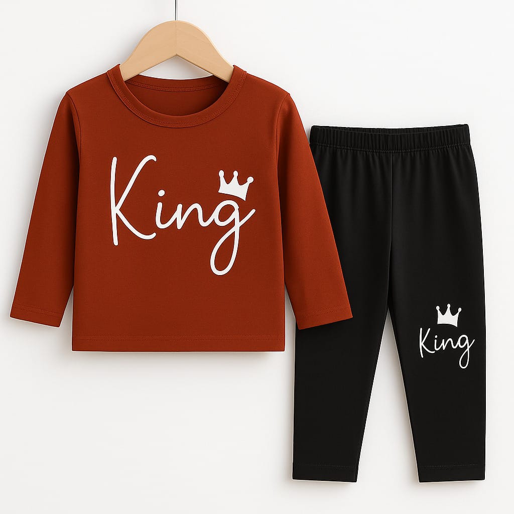 Boys & Girl's full sleeve set's.
Best quality products.
Stylish fashionable and comfortable. 
100 % cotton fabrics . 
100 % print guarantee. 
Fabric: single Jersey. 
Colours: 35 
Size: 1 to 8 years. 
10 pcs bundle.